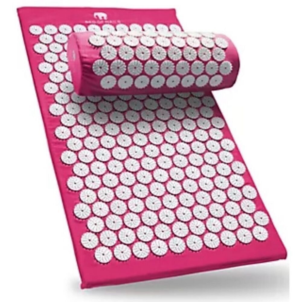 Bed of Nails Acupressure Pain Relief & Relaxation Mat and 2 Pillows